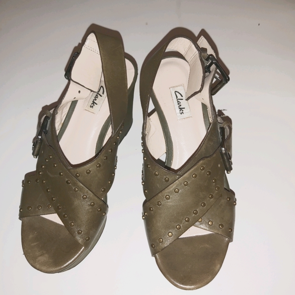 Clarks heels sandale Size 6
